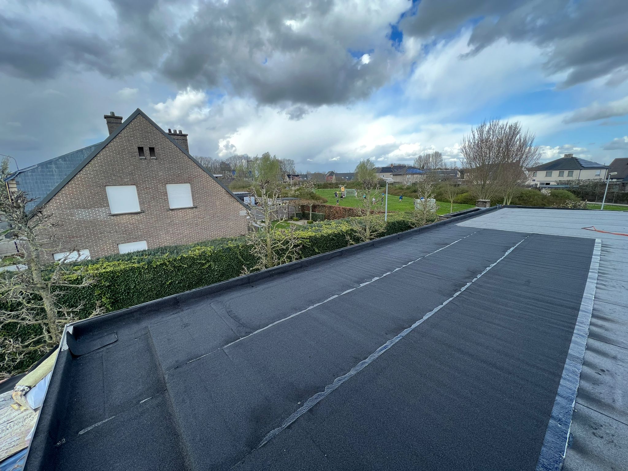 Platte Daken werken