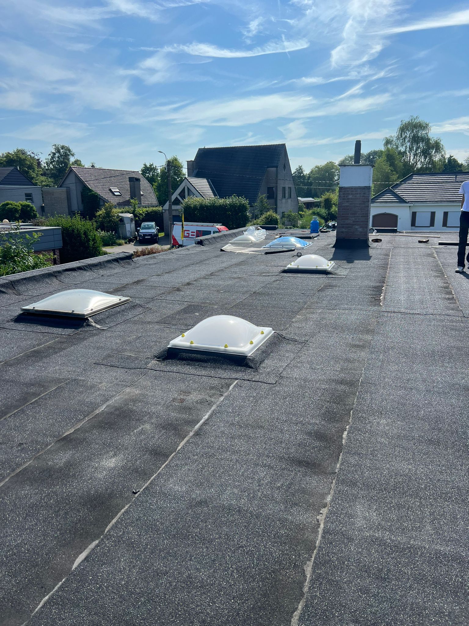 Platte Daken werken