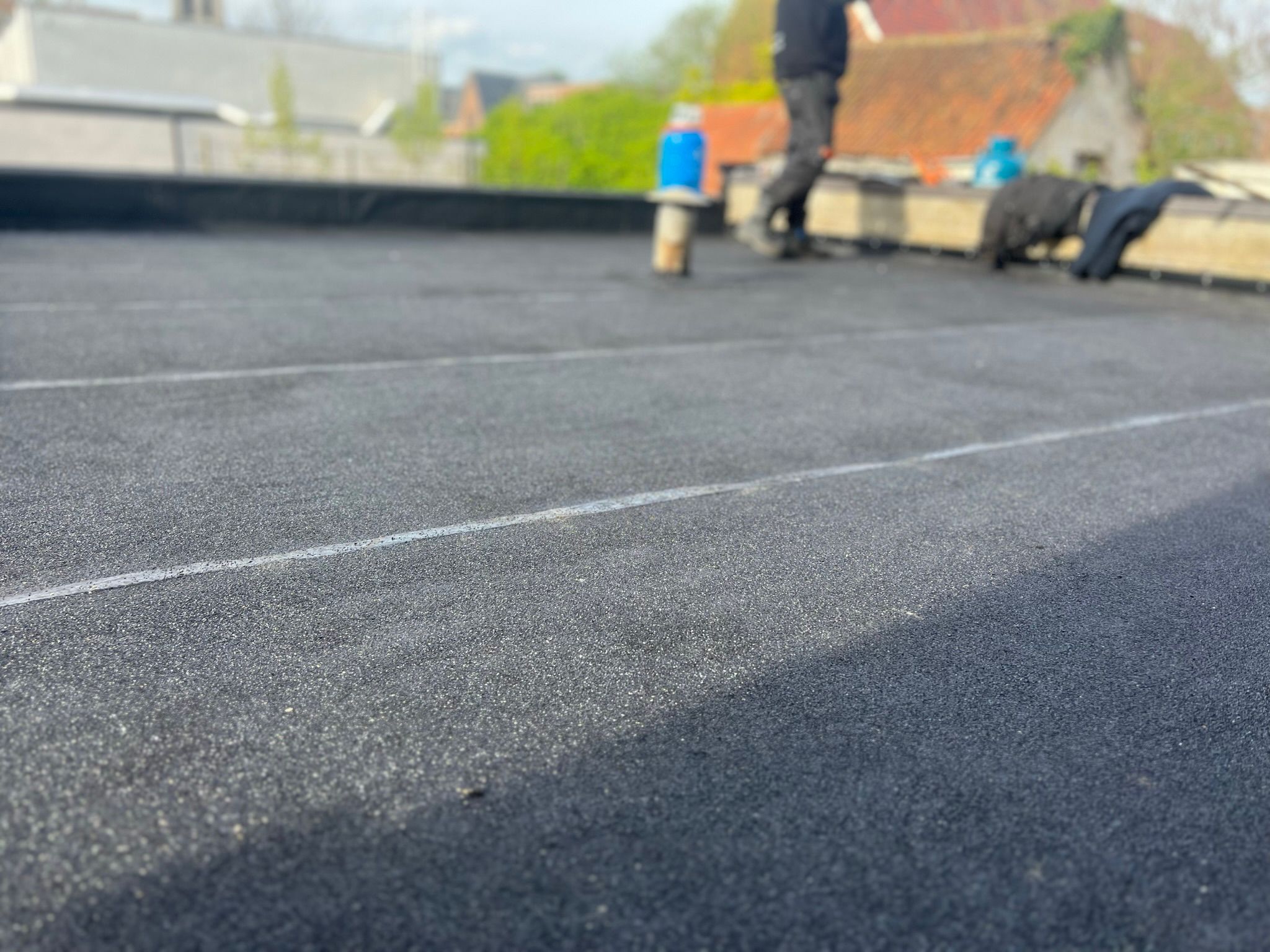 Platte Daken werken